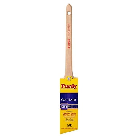 Purdy 1-1/2" Angle Sash Ox Hair Bristle, Paint Brush 144296015